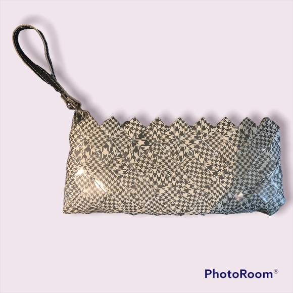 Buy 2 get 10% off Nahui Ollin Purse Clutch Wristlet Unique Hounds Tooth. - Picture 1 of 3